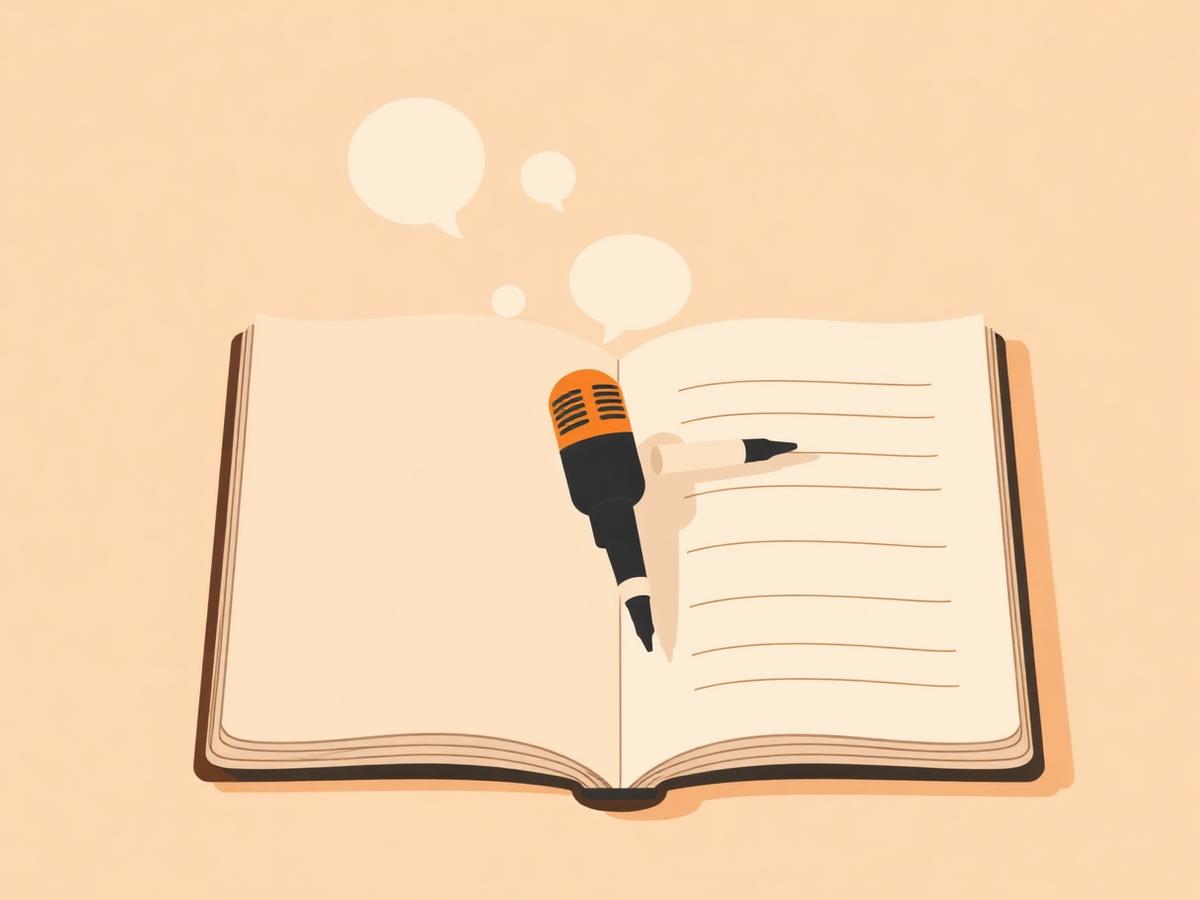Tenir un journal quand on déteste écrire : parlez au lieu d'écrire